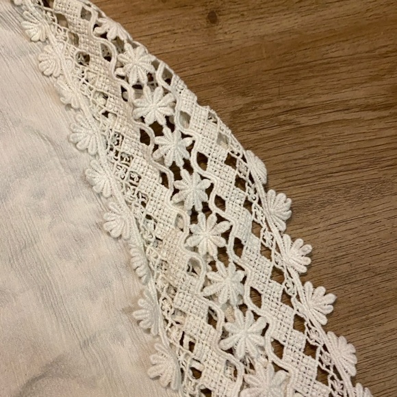 Rip Curl White Lace Trim Tank Top - Picture 5 of 12